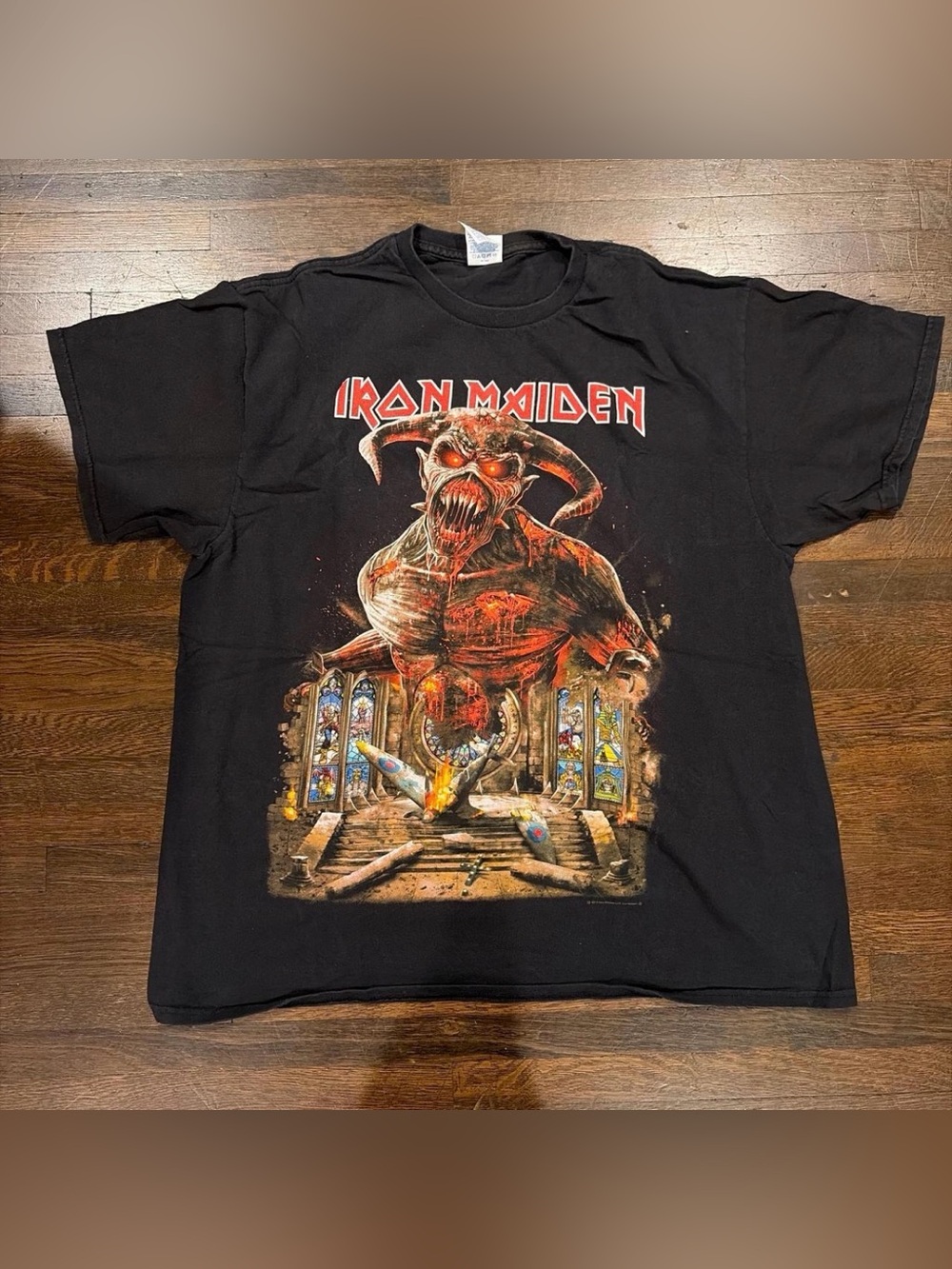 Black Iron Maiden “Legacy Of The Beast” World Tour 2019 graphic t-shirt